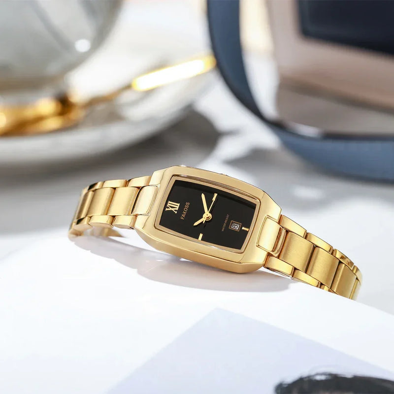 Relógio Feminino Clássico Luxo – Elegância em Cada Detalhe