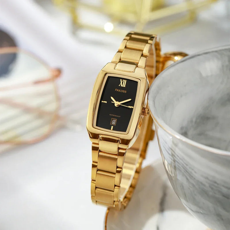 Relógio Feminino Clássico Luxo – Elegância em Cada Detalhe